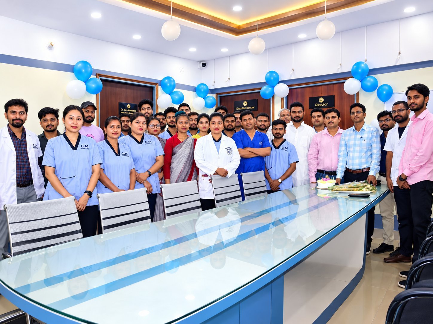 The team at CM Hospital, Patna